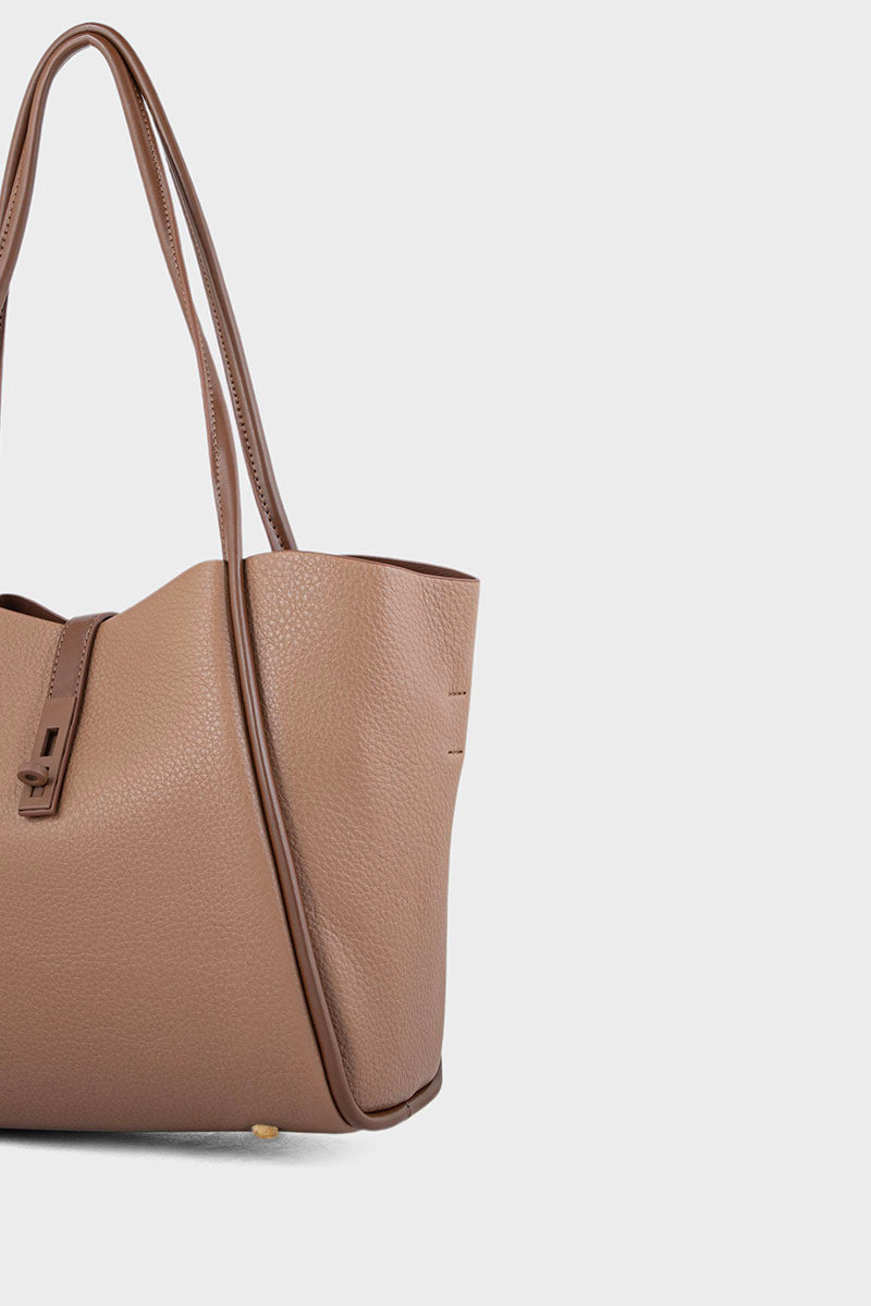 Tote Hand Bags BS2100-Brown
