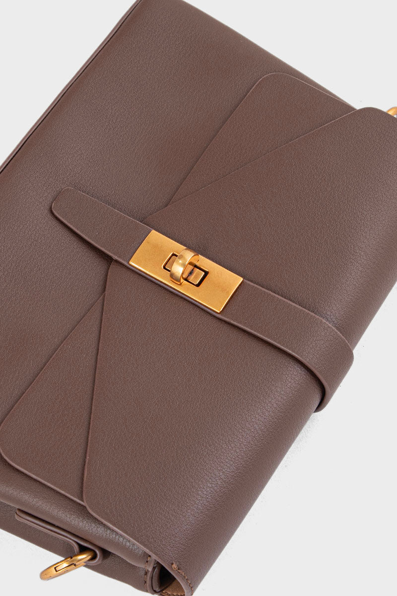 Cross Shoulder Bags BS2125-Brown