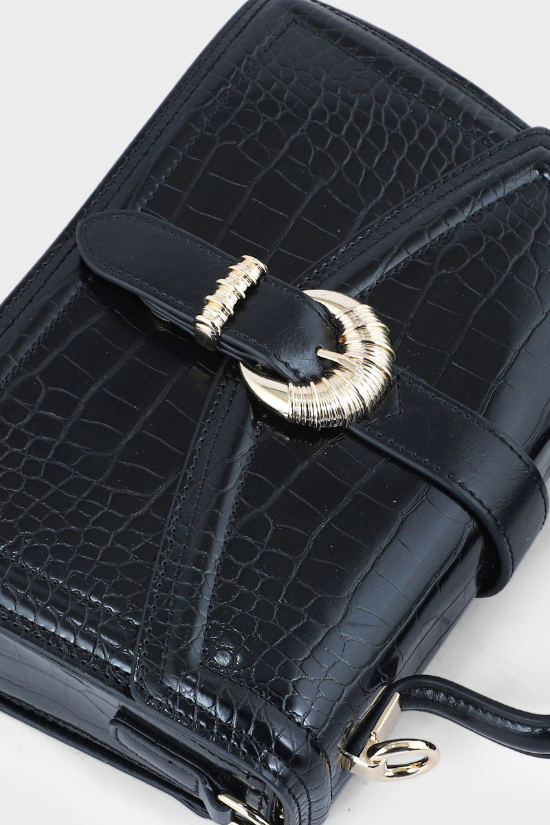 Flap Shoulder Bags BH0058-Black