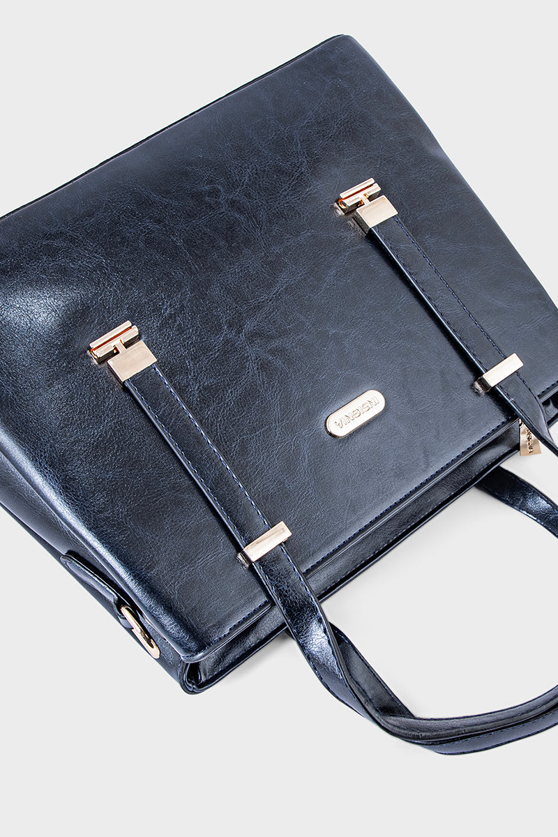 Top Handle Hand Bags BH0070-Blue