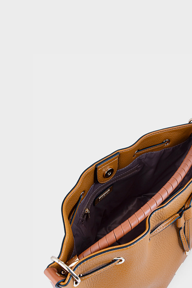 Bucket Hand Bags BS2066-Tan