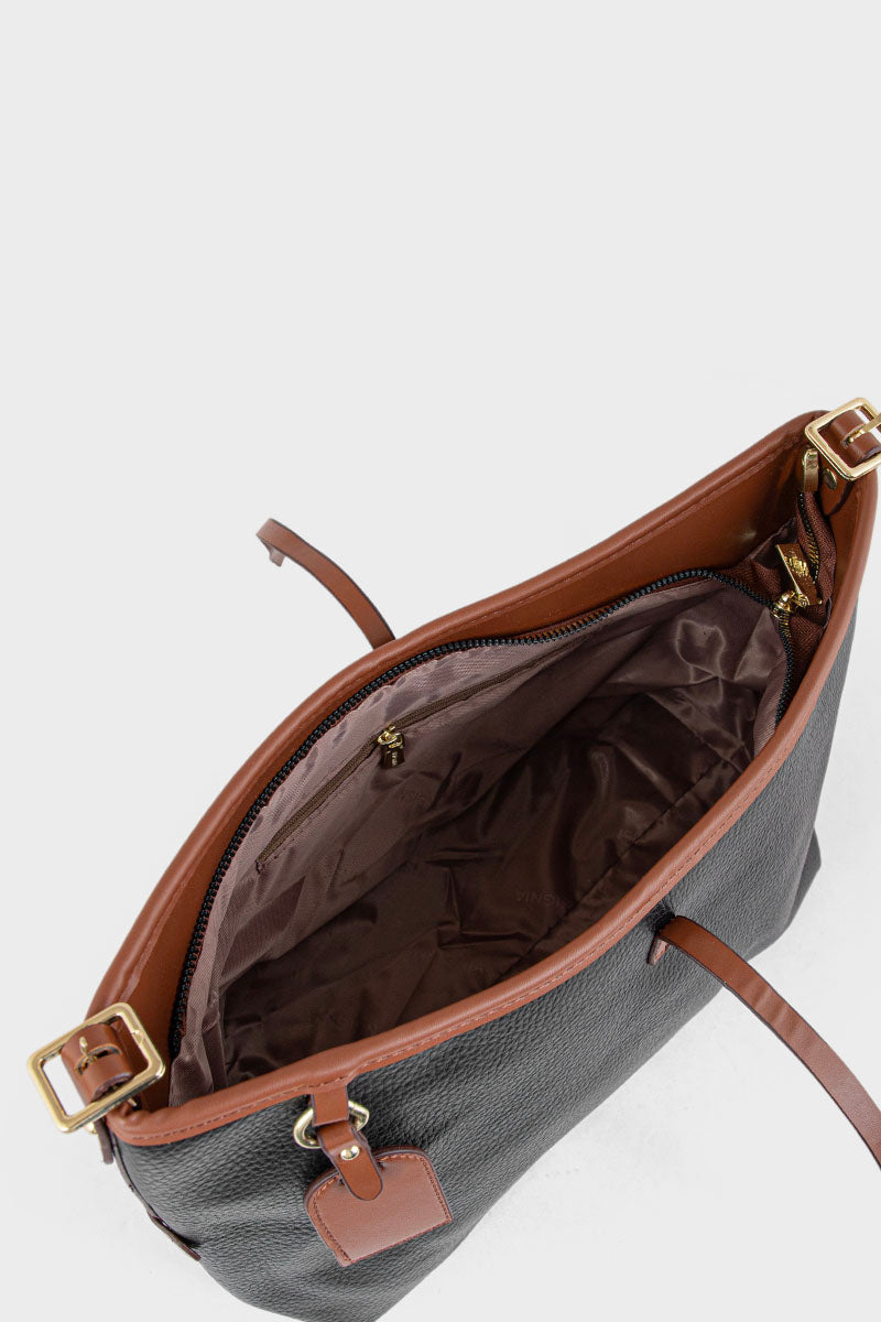 Tote Hand Bags BS2084-Black