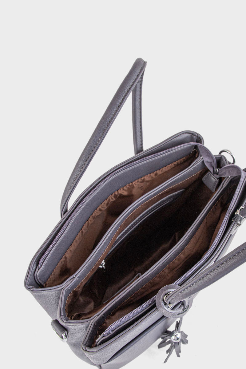 Top Handle Hand Bags BH0107-Purple
