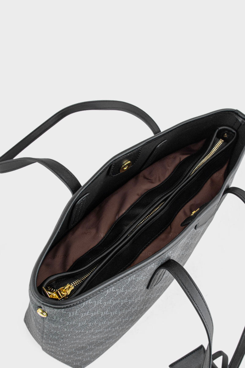 Tote Hand Bags BS2094-Black
