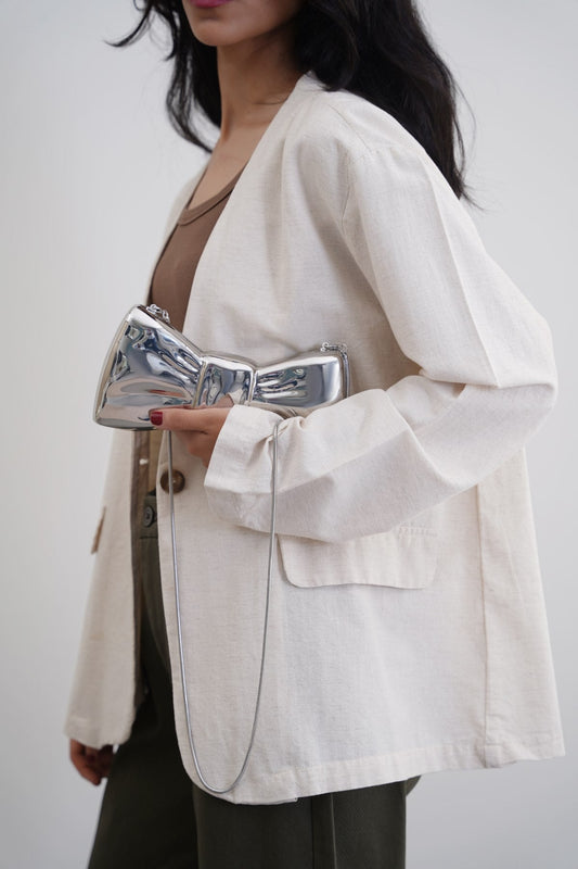 BOWTIE METAL CLUTCH