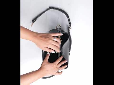 Black Bucket Bag IBS-BKB25-002