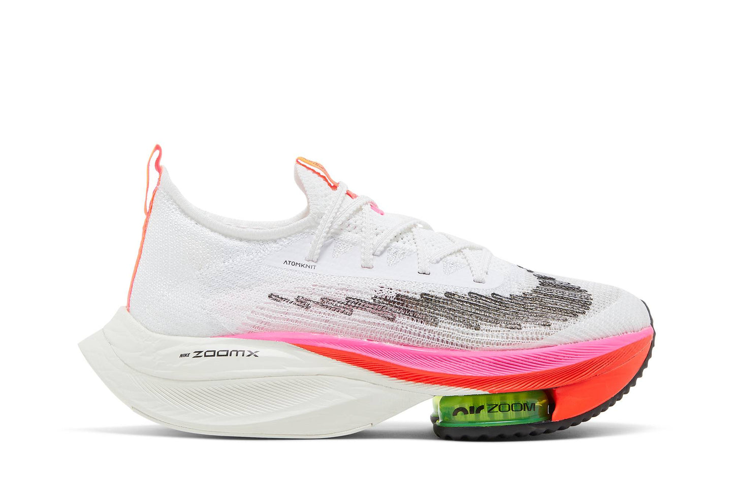Nike Air Zoom Alphafly Next% Flyknit White Pink DJ5455-100