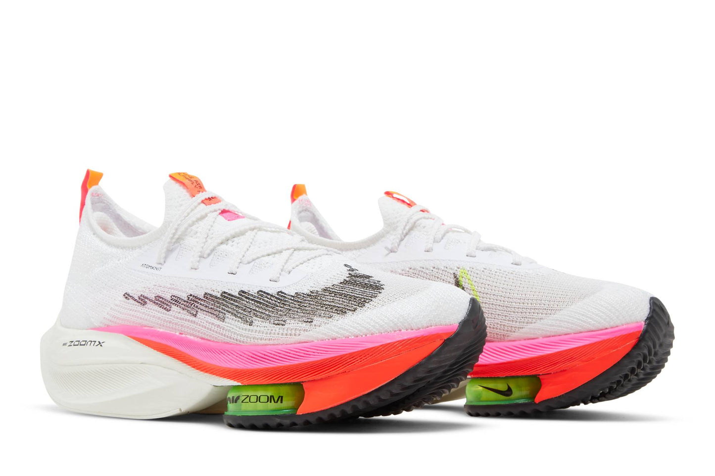 Nike Air Zoom Alphafly Next% Flyknit White Pink DJ5455-100
